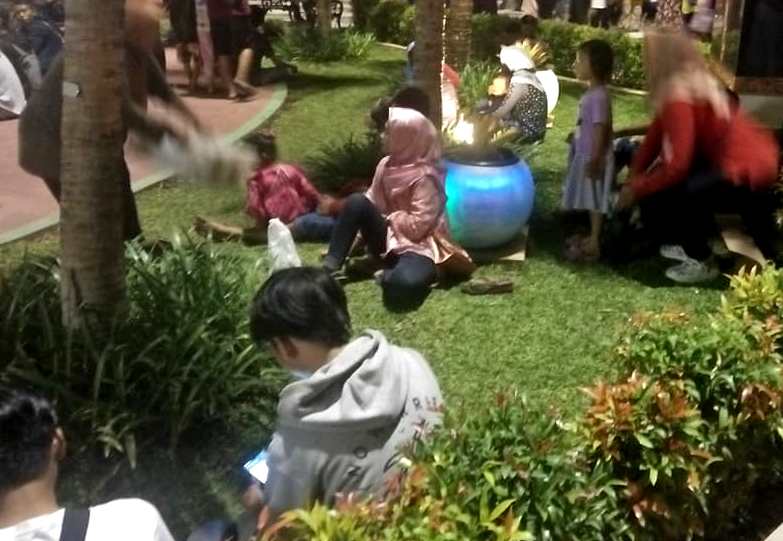 Suasana alun-alun Pati malam pertama, Minggu (30/11/2019) / Istimewa FB Ghikkatan