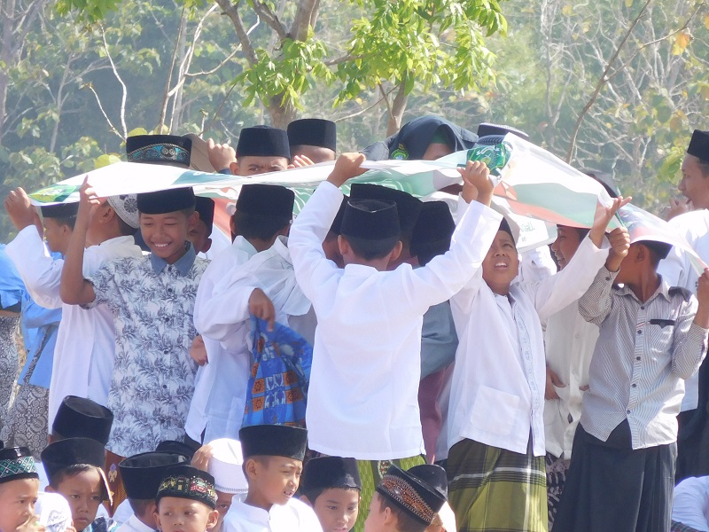 upacara hari santri, pucakwangi 2018