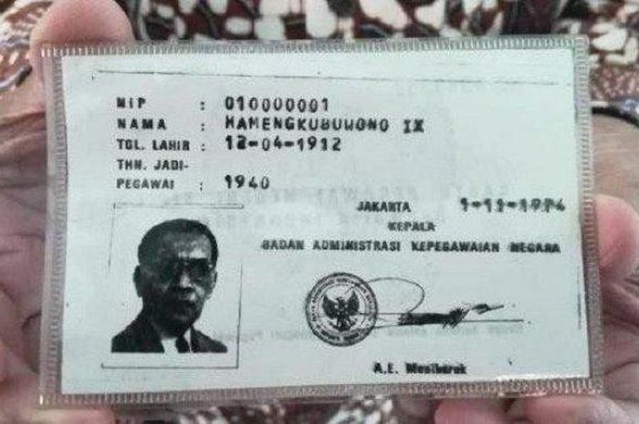 NIP 010000001 / kompas.com