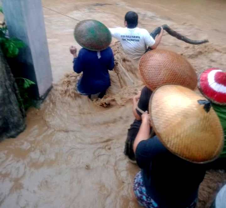Banjir di Desa Wedusan, Dukuhseti, Jum'at (10/1/2020) / FB Grup WPK
